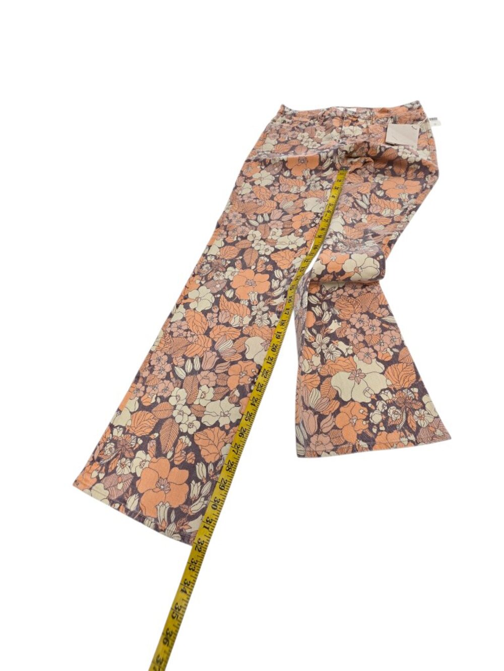 MOTHER The Kick It High Rise Straight Jeans in Orange Blossom, Zip Fly, Size 30 - Picture 5 of 12